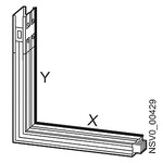 Купить BVP:261796 BD2A-400-LV KNEE FRONTSIDE X 0,36M / Y 0,36 M 160A-400A